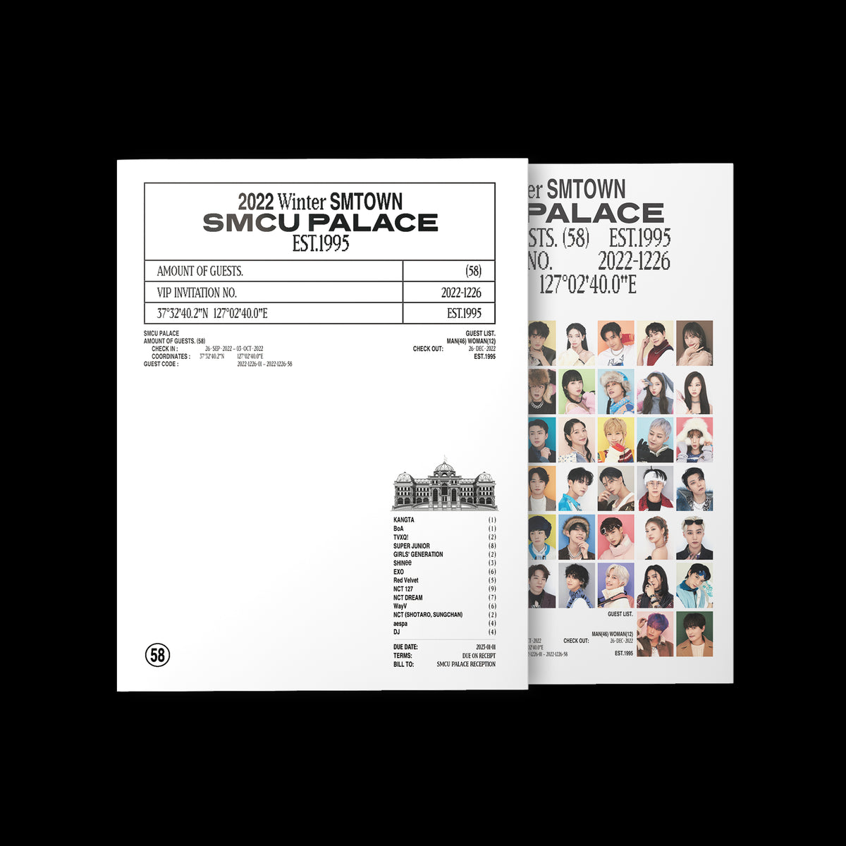 2022 WINTER SMTOWN : SMCU PALACE (Portrait Book Ver)
