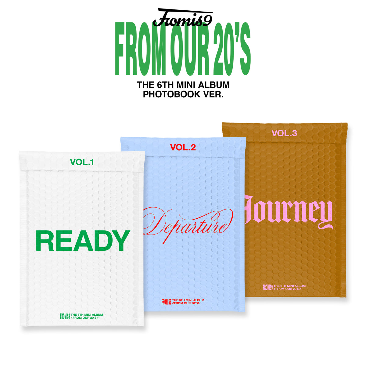 FROMIS_9 | 프로미스나인 | [ FROM OUR 20S ] Photobook Ver + APPLEMUSIC POBs