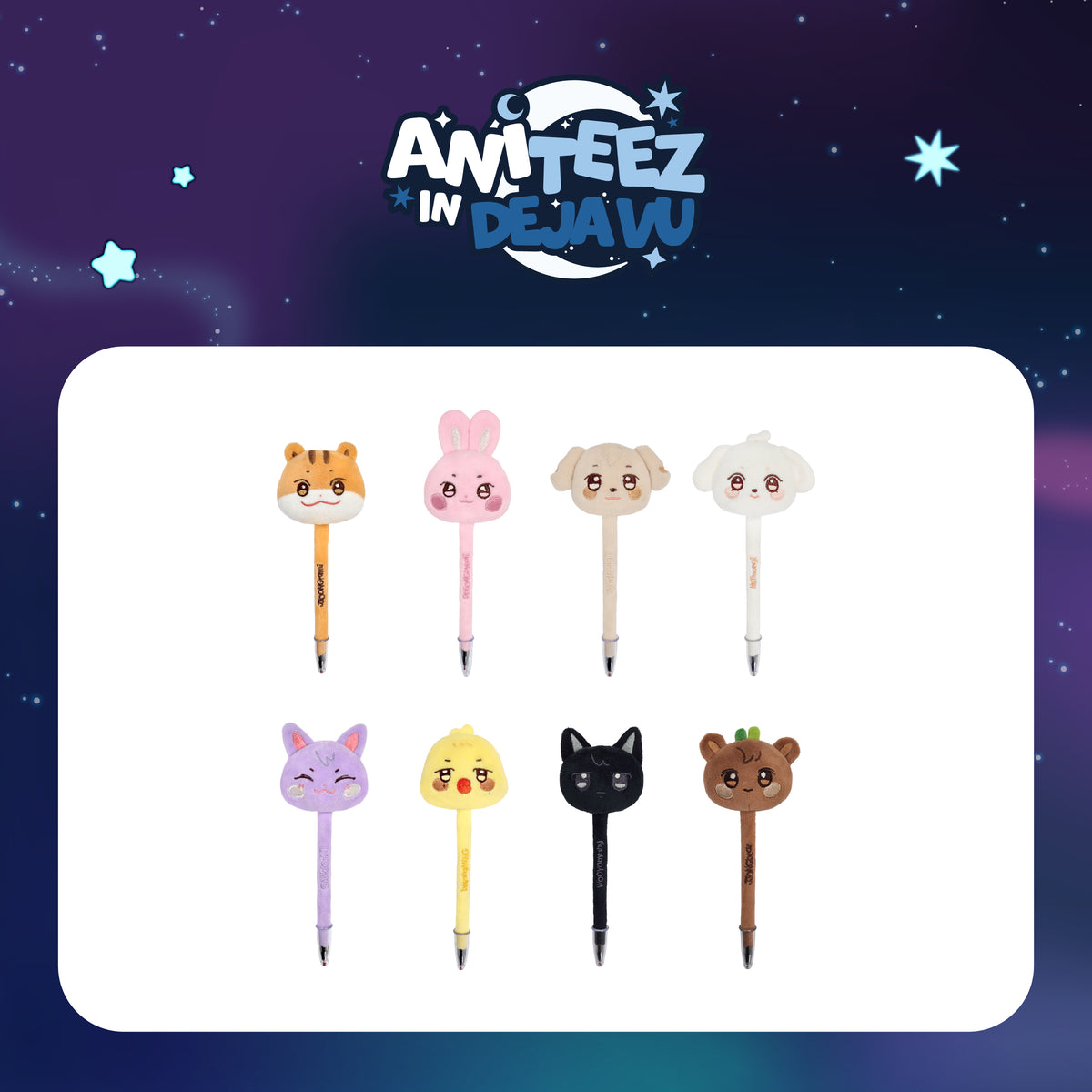 ATEEZ | 에이티즈 | ANITEEZ IN DEJAVU OFFICIAL MD [ PLUSH BALL PEN ]