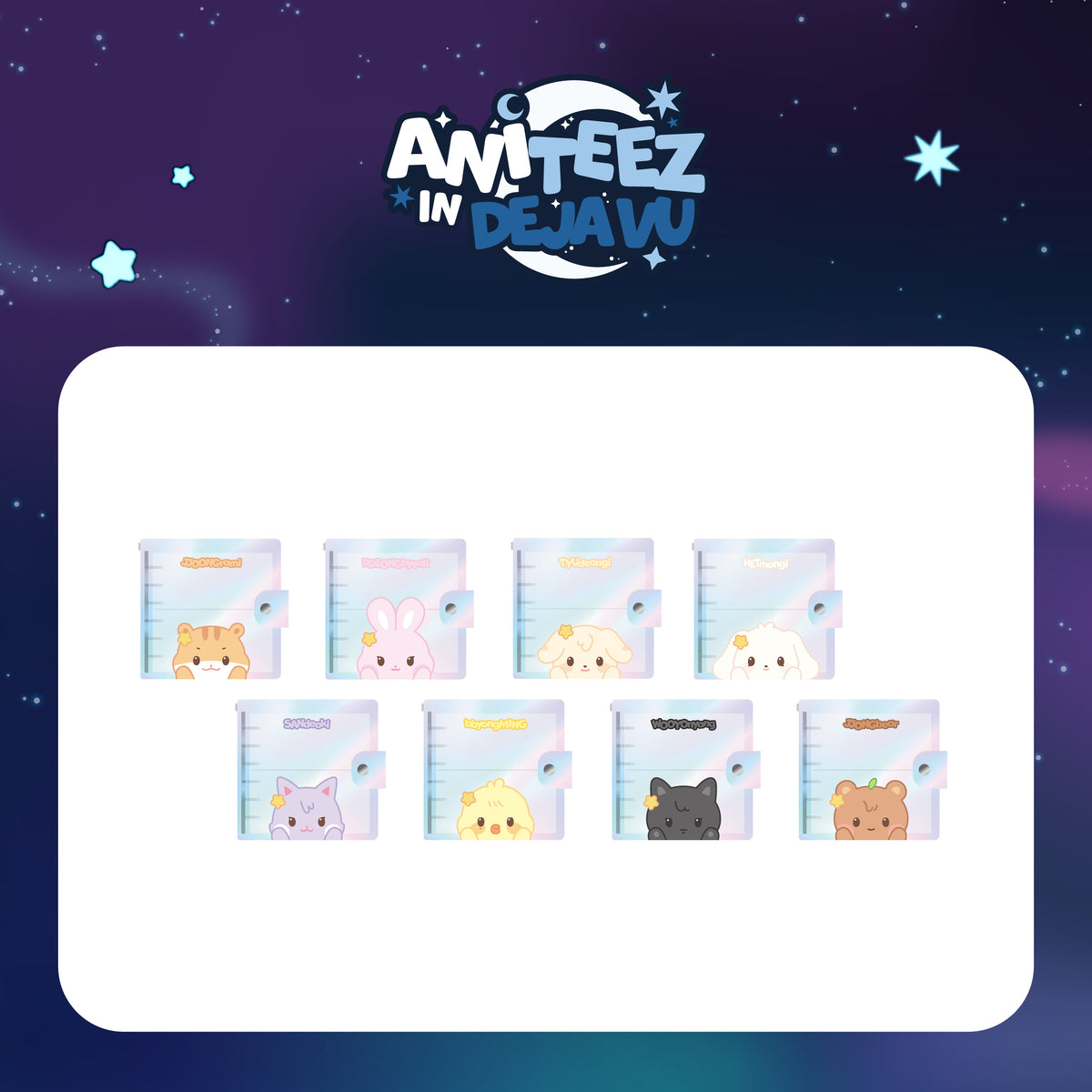 ATEEZ | 에이티즈 | ANITEEZ IN DEJAVU OFFICIAL MD [ PHOTO CARD BINDER ]