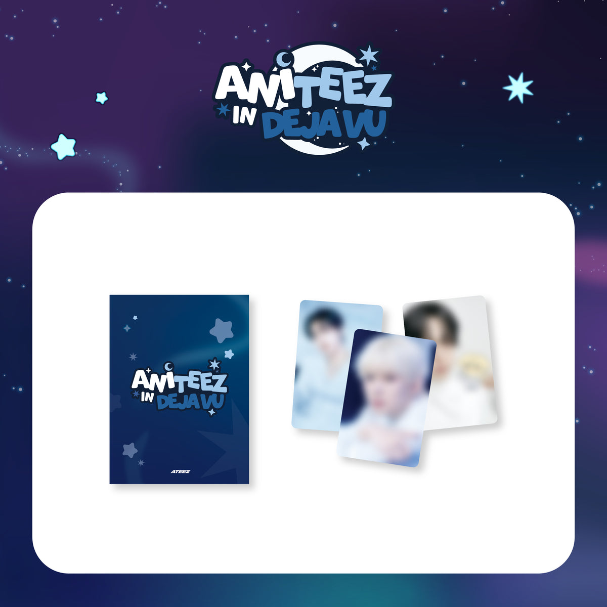 ATEEZ | 에이티즈 | ANITEEZ IN DEJAVU OFFICIAL MD [ RANDOM TRADING CARD ]