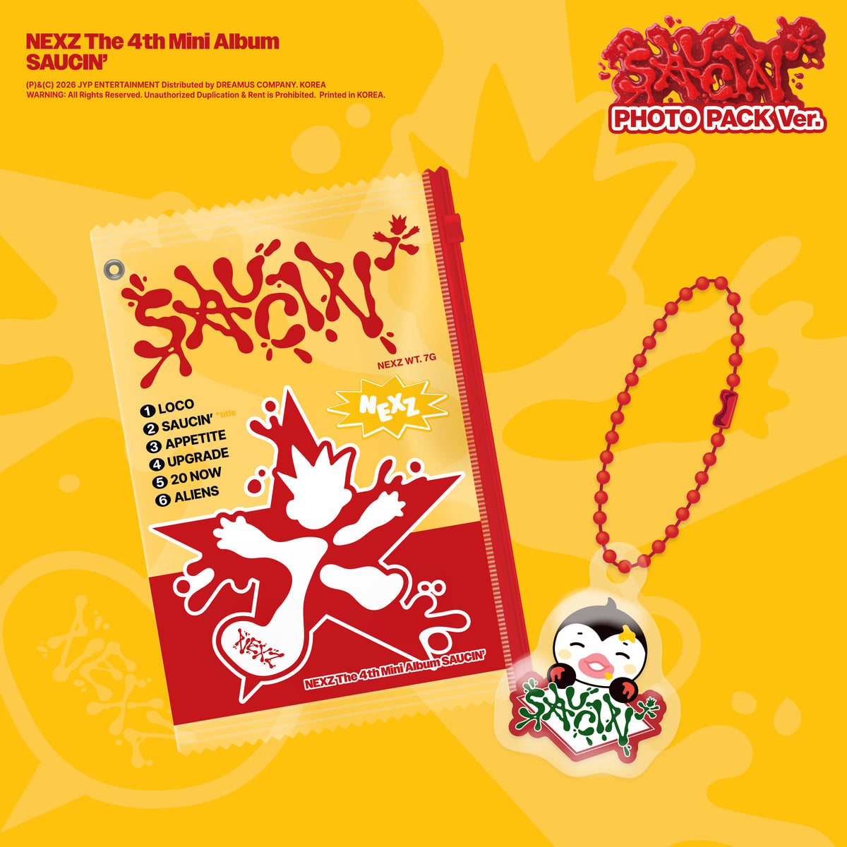 NEXZ | 넥스지 | 2nd Single Album [ SAUCIN' ] Photo Pack Ver