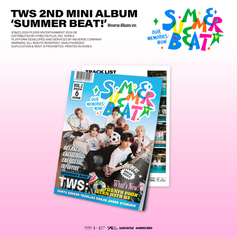 TWS | 투어스 | 2nd Mini Album [ SUMMER BEAT ] Weverse Ver