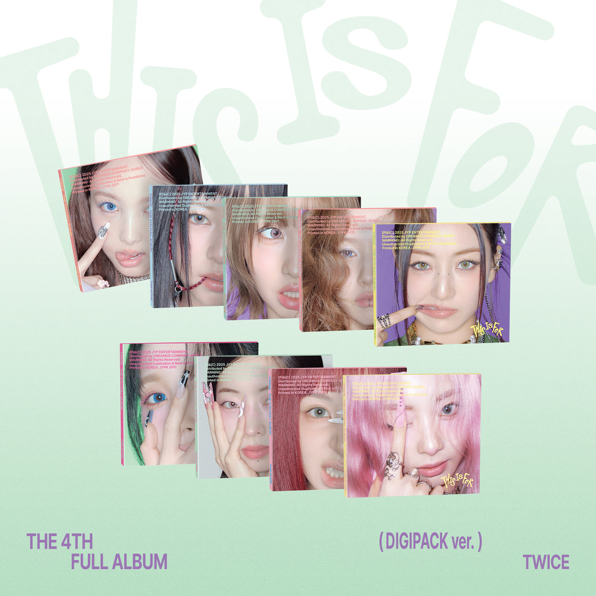 TWICE | 트와이스 | 4th Album [ THIS IS FOR ] Digipack Ver