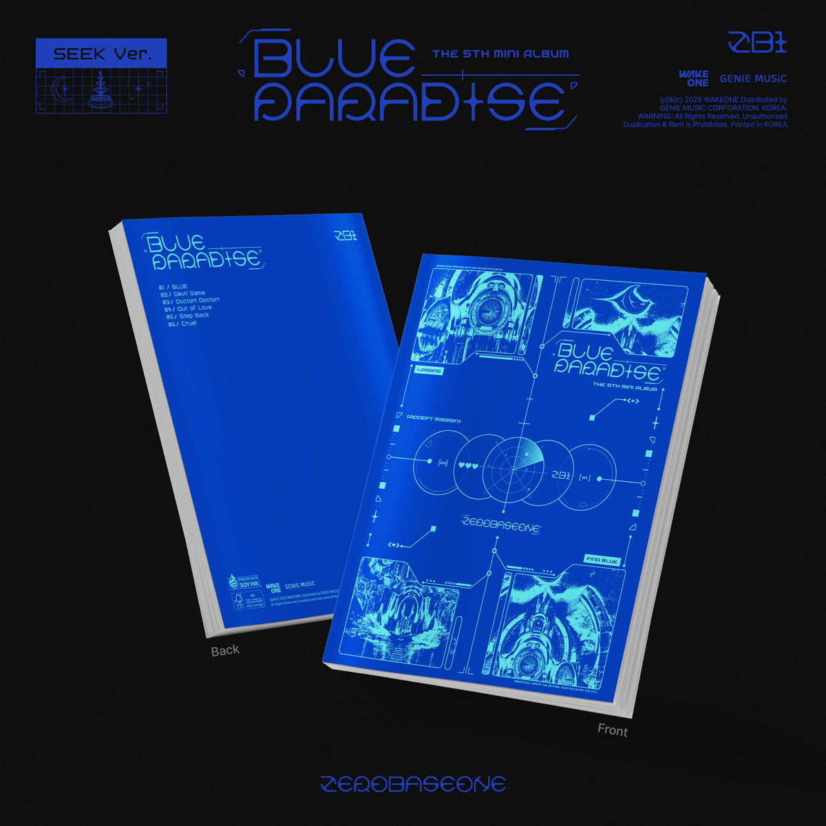 ZEROBASEONE | 제로베이스원 | 5th Mini Album [ BLUE PARADISE ]