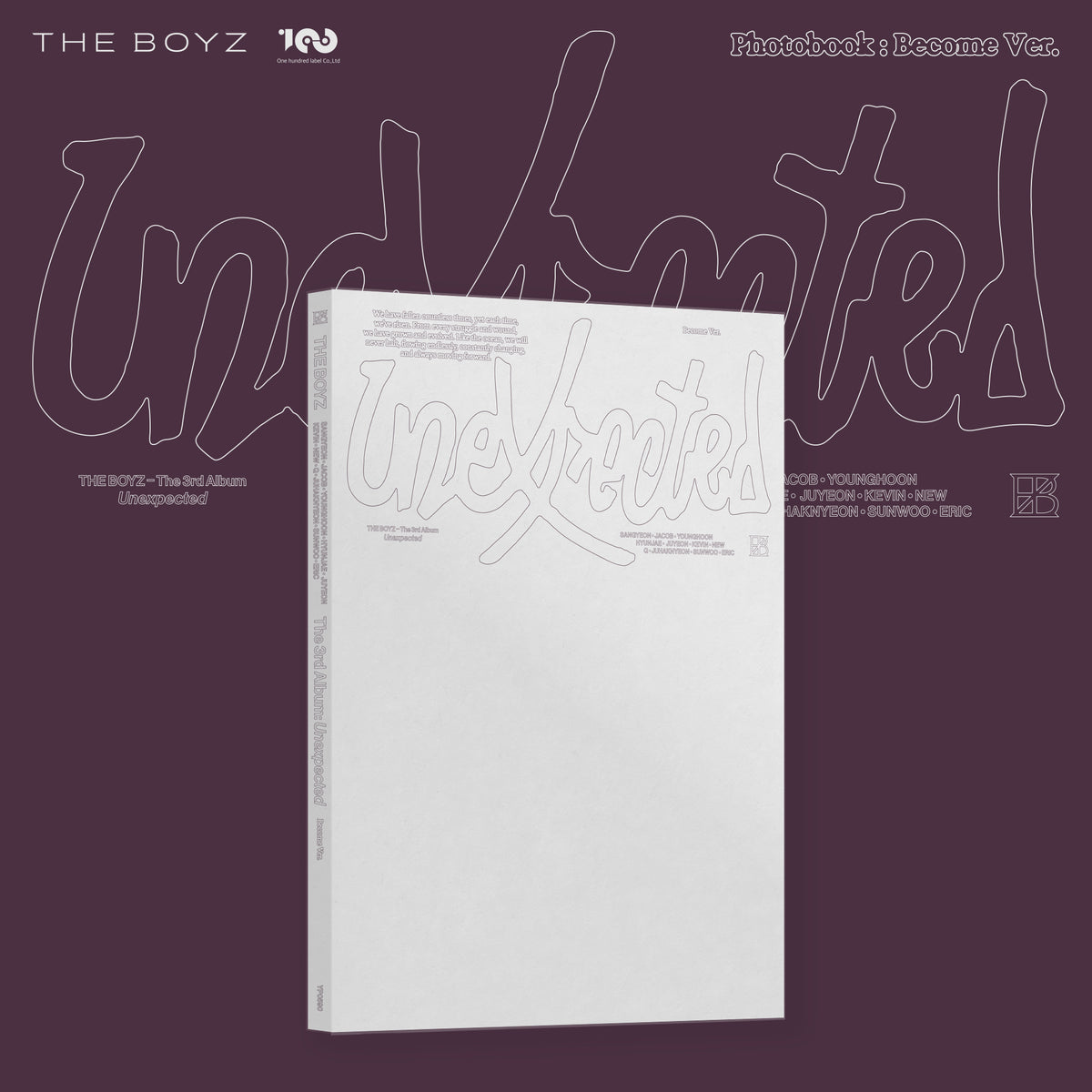 THE BOYZ | 더보이즈 | 3rd Album [ UNEXPECTED ] Photobook Ver + APPLE MUSIC POB