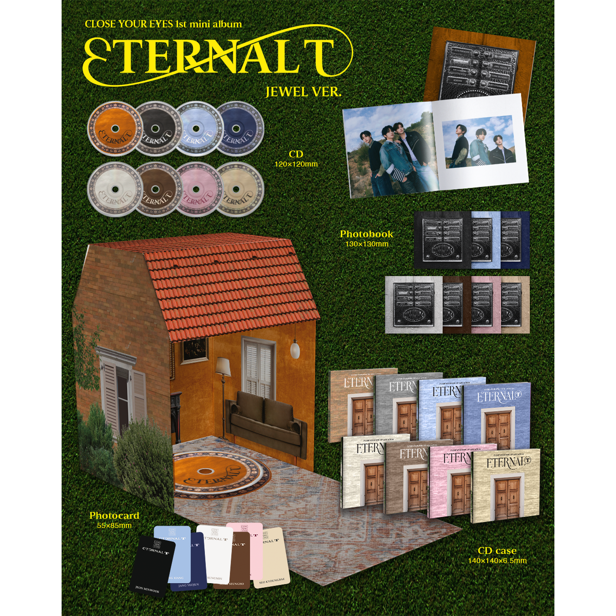 CLOSE YOUR EYES | 1st Mini Album [ ETERNALT ] Jewel Ver
