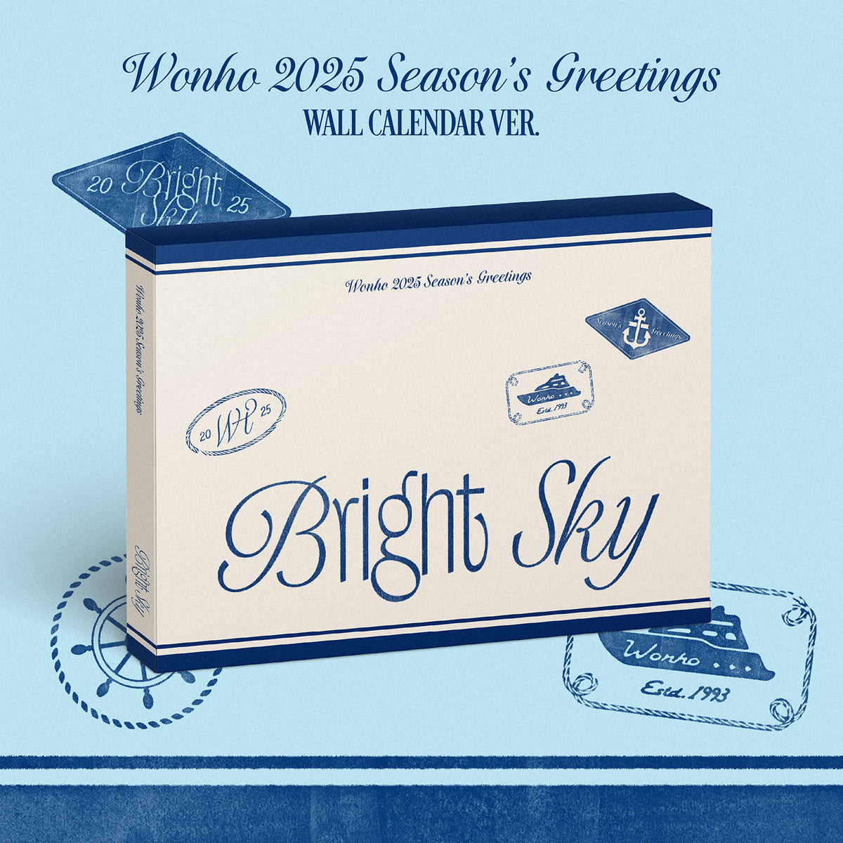 WONHO | 원호 | 2025 SEASON'S GREETINGS [ BRIGHT SKY ] WALL CALENDAR VER