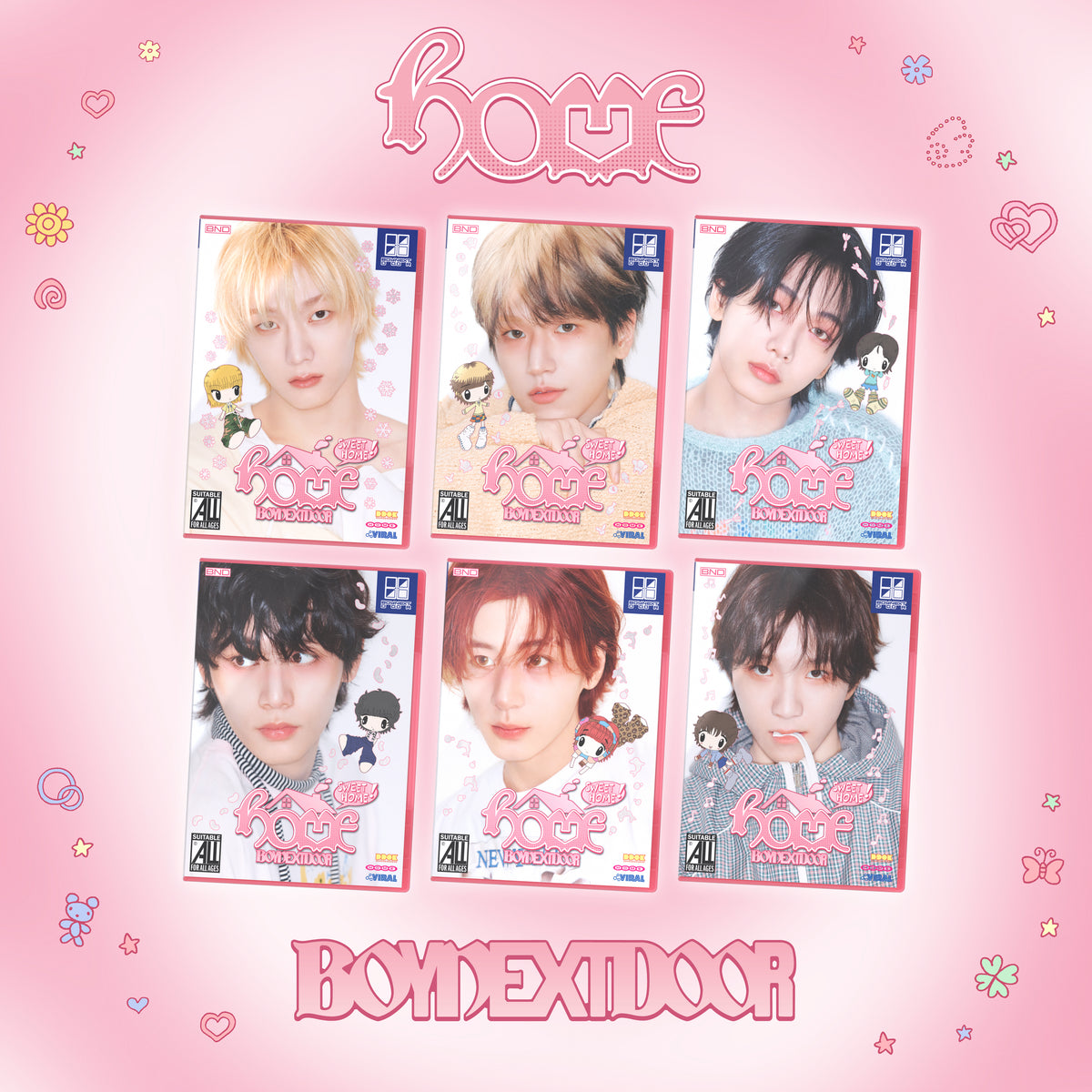 BOYNEXTDOOR | 보이넥스트도어 | 1st Studio Album [ HOME ] Sweet Home Ver + APPLEMUSIC POBs