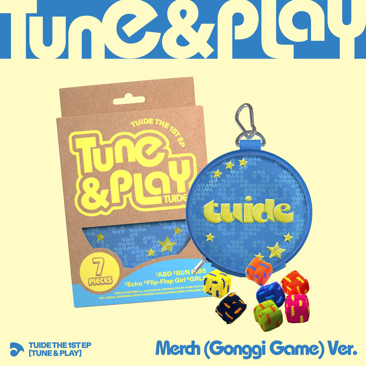 TUIDE | 튜이드 | 1st EP [ TUNE & PLAY ] Merch (Gonggi Game) Ver