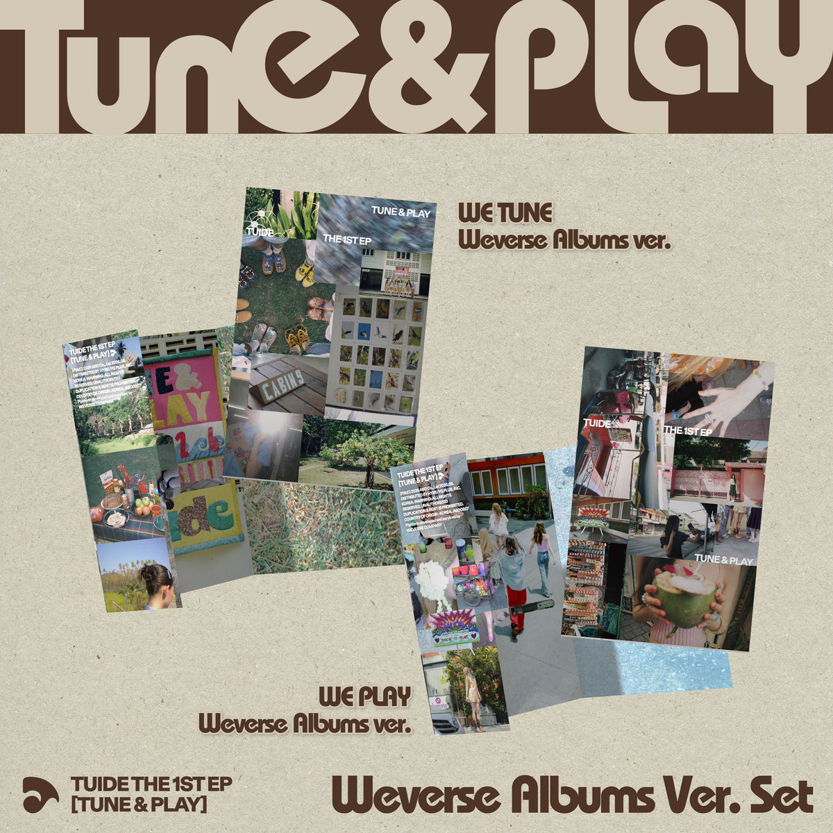 TUIDE | 튜이드 | 1st EP [ TUNE & PLAY ] Weverse Album Ver