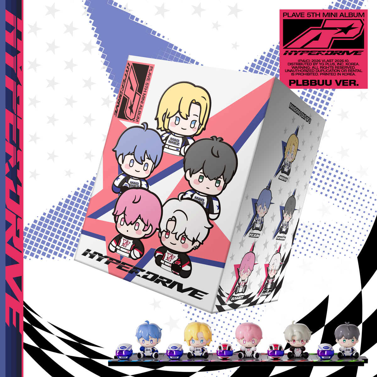 PLAVE | 플레이브 | 5th Mini Album [ HYPERDRIVE ] PLBBUU Ver (Random)