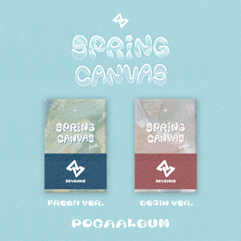 SEVENUS | 세븐어스 | 1st Mini Album [ SPRING CANVAS ] Poca Album Ver