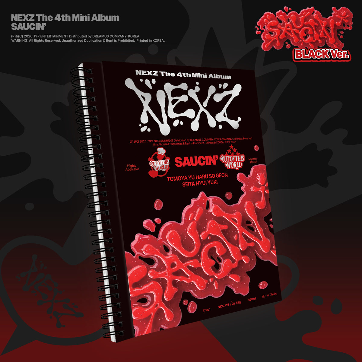 NEXZ | 넥스지 | 2nd Single Album [ SAUCIN' ]