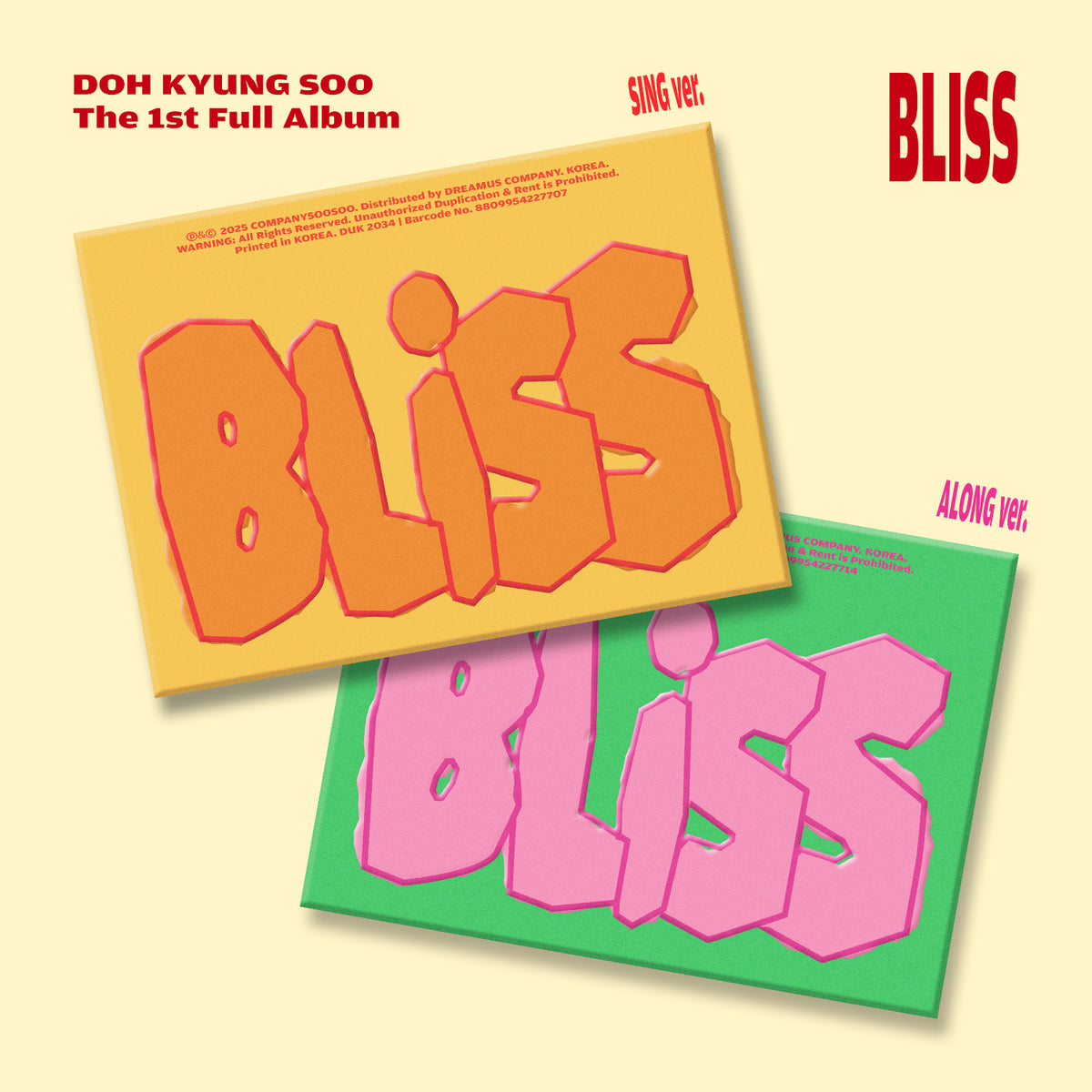 DOH KYUNG SOO (D.O.) | 도경수 | 1st Full Album [ BLISS ]