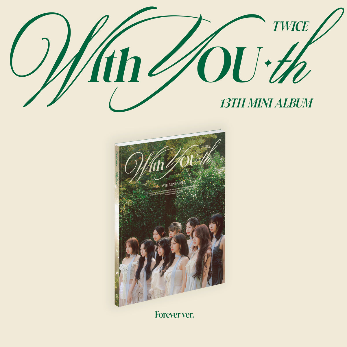 TWICE | 트와이스 | 13th Mini Album [ With YOU-th ] + 1 POB