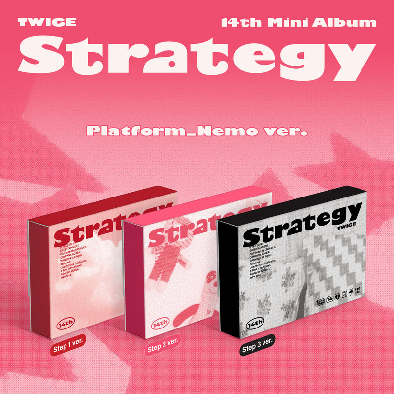 TWICE | 트와이스 | 14th Mini Album [ STRATEGY ] Platform_Nemo Ver