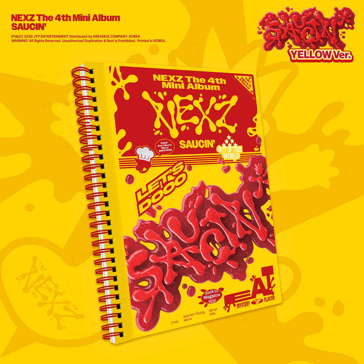 NEXZ | 넥스지 | 2nd Single Album [ SAUCIN' ]