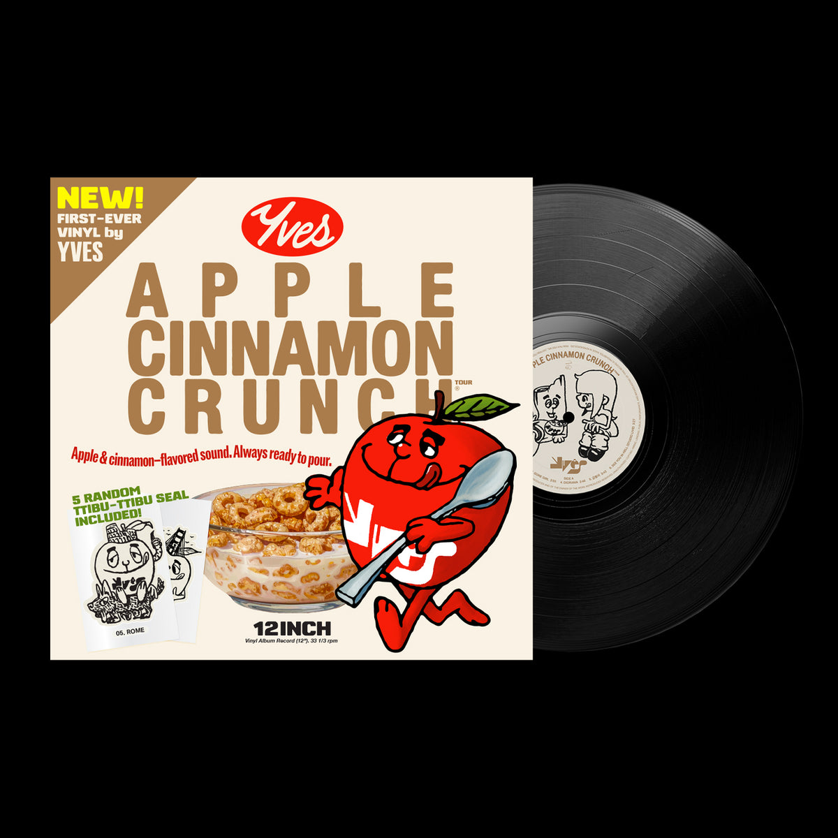 YVES | 이브 | [ APPLE CINNAMON CRUNCH ](12-Inch Black Vinyl)