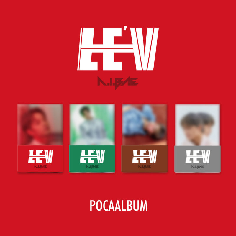 LE'V | 레비 | 1st EP Album [A.I. BAE] (POCAALBUM)