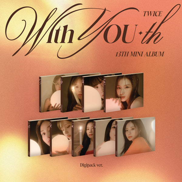 TWICE | 트와이스 | 13th Mini Album [ With YOU-th ] Digipack Ver + 1 POB