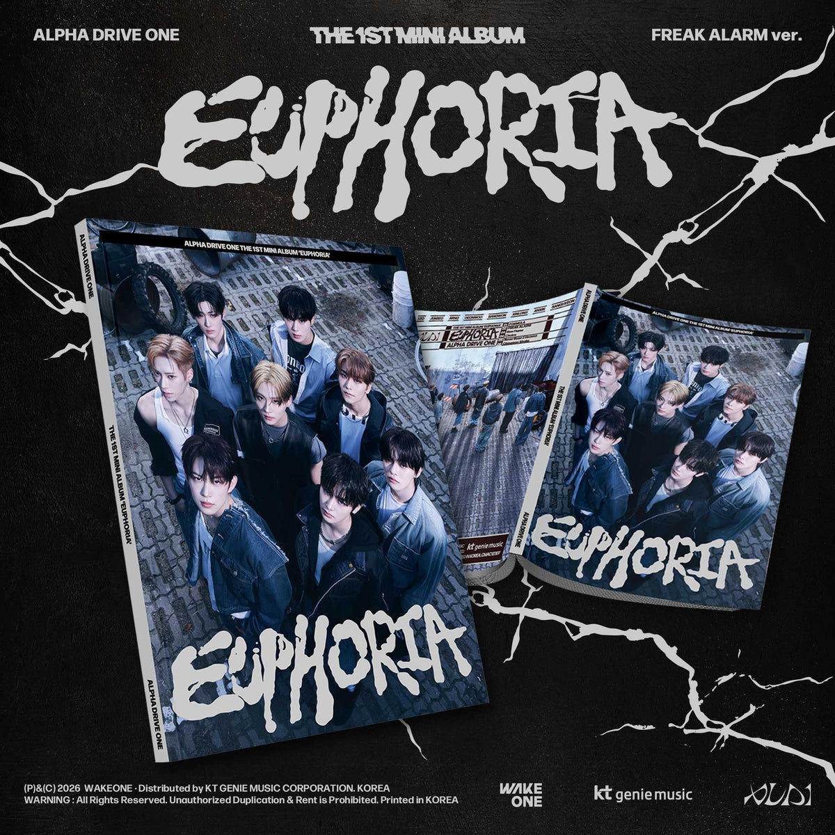 ALPHA DRIVE ONE | 알파드라이브원 | 1st Mini Album [ EUPHORIA ] FREAK ALARM Ver