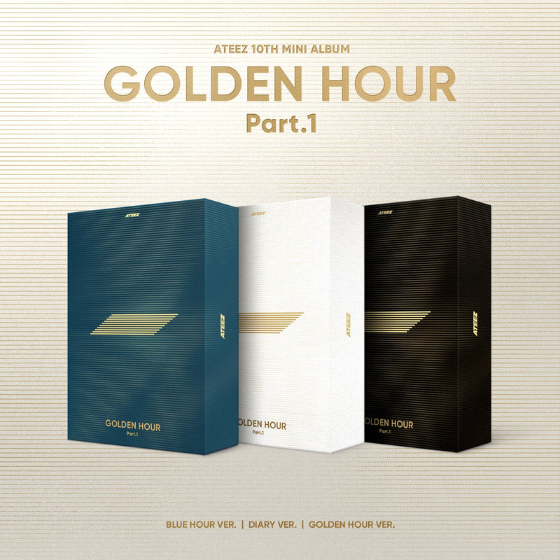 ATEEZ | 에이티즈 | 10th Mini Album [ GOLDEN HOUR: PART.1 ] + 1 POB