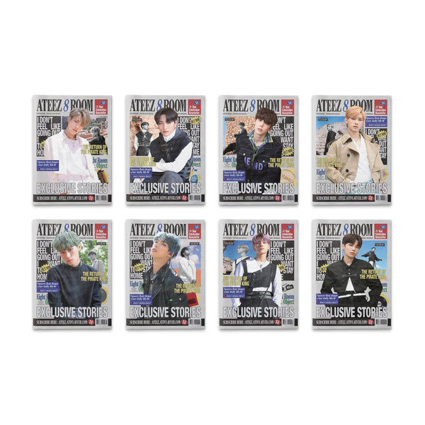 ATEEZ | 에이티즈 | POP UP '8 ROOM' OFFICIAL MERCH [ 7-YEAR CELEBRATION NEWSLETTER ]
