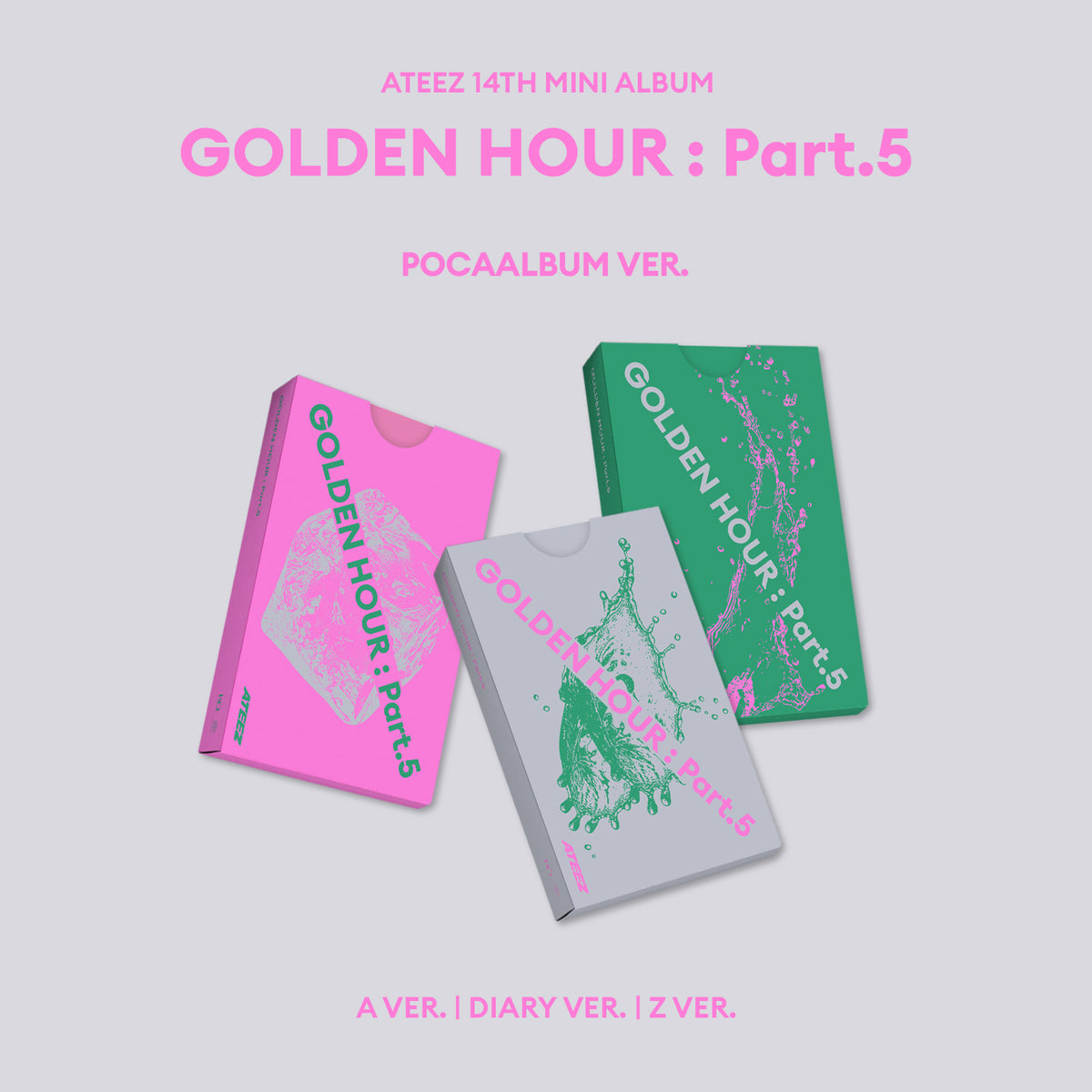 ATEEZ | 에이티즈 | 14th Mini Album [ GOLDEN HOUR : Part.5 ] Poca Album Ver