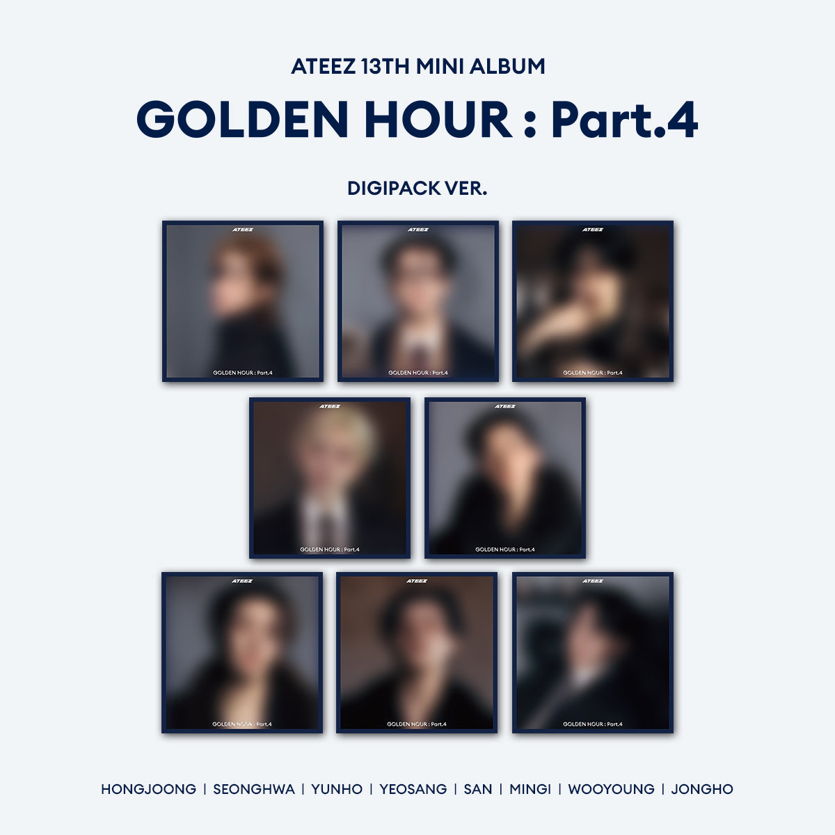 ATEEZ | 에이티즈 | [ GOLDEN HOUR : Part.4 ] Digipack Ver