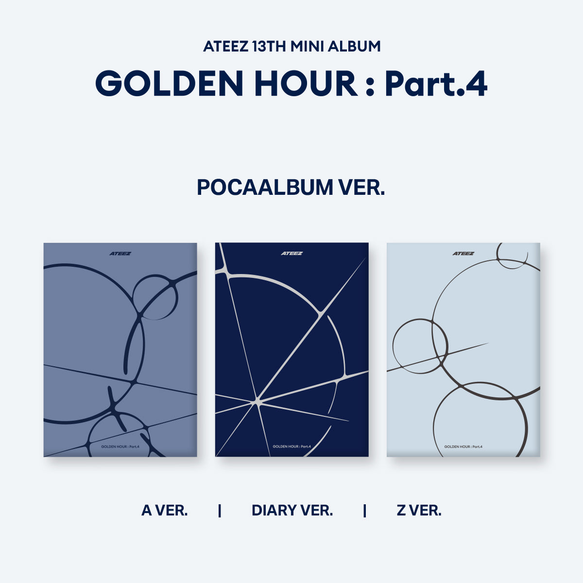 ATEEZ | 에이티즈 | [ GOLDEN HOUR : Part.4 ] Poca Album Ver