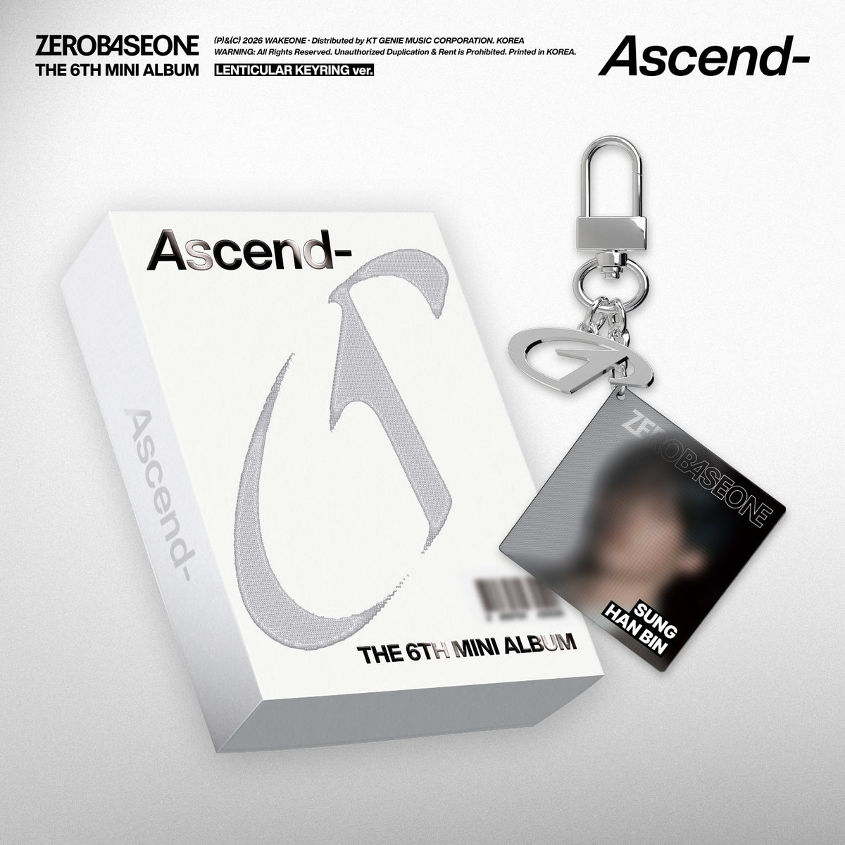 ZEROBASEONE | 제로베이스원 | 6th Mini Album [ ASCEND- ] Lenticular Keyring Ver