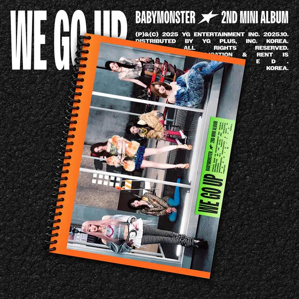 BABYMONSTER | 베이비몬스터 | 2nd Mini Album [ WE GO UP ] GO Ver