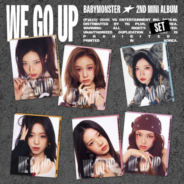 BABYMONSTER | 베이비몬스터 | 2nd Mini Album [ WE GO UP ] PATTERN Ver