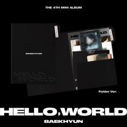 BAEKHYUN | 백현 | 4th Mini Album [ HELLO, WORLD ] Folder Ver