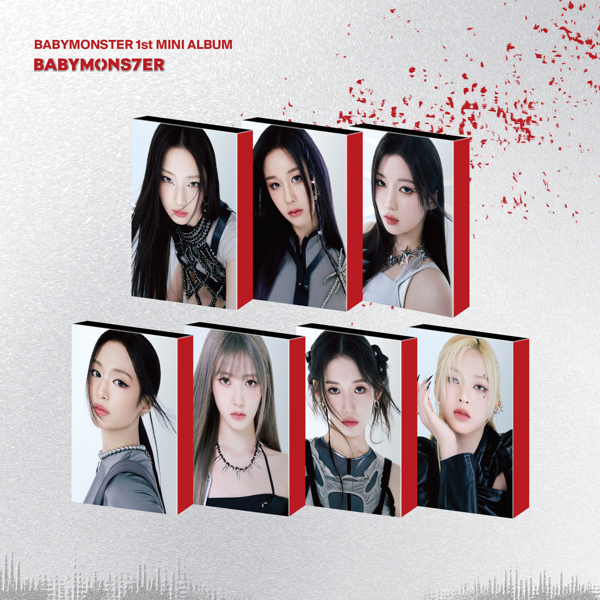 BABYMONSTER | 베이비몬스터 | 1st Mini Album [ BABYMONS7ER ] YG TAG Album Ver + POB