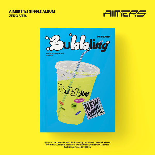 AIMERS | 에이머스 | 1st Single [Bubbling] (Soda, Zero ver)