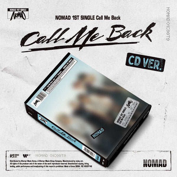 NOMAD | 노매드 | 1st Single [ CALL ME BACK ] CD Ver