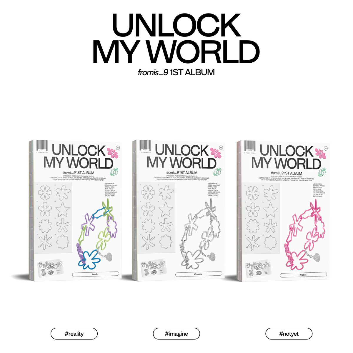 FROMIS_9 | 프로미스나인 | 1st Album [Unlock My World]