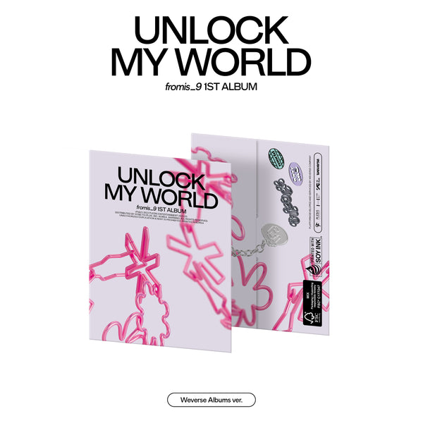 FROMIS_9 | 프로미스나인 | 1st Album [Unlock My World] (Weverse Album ver)