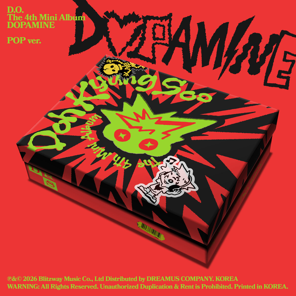 D.O. | 도경수 | 4th Mini Album [ DOPAMINE ] Pop Ver