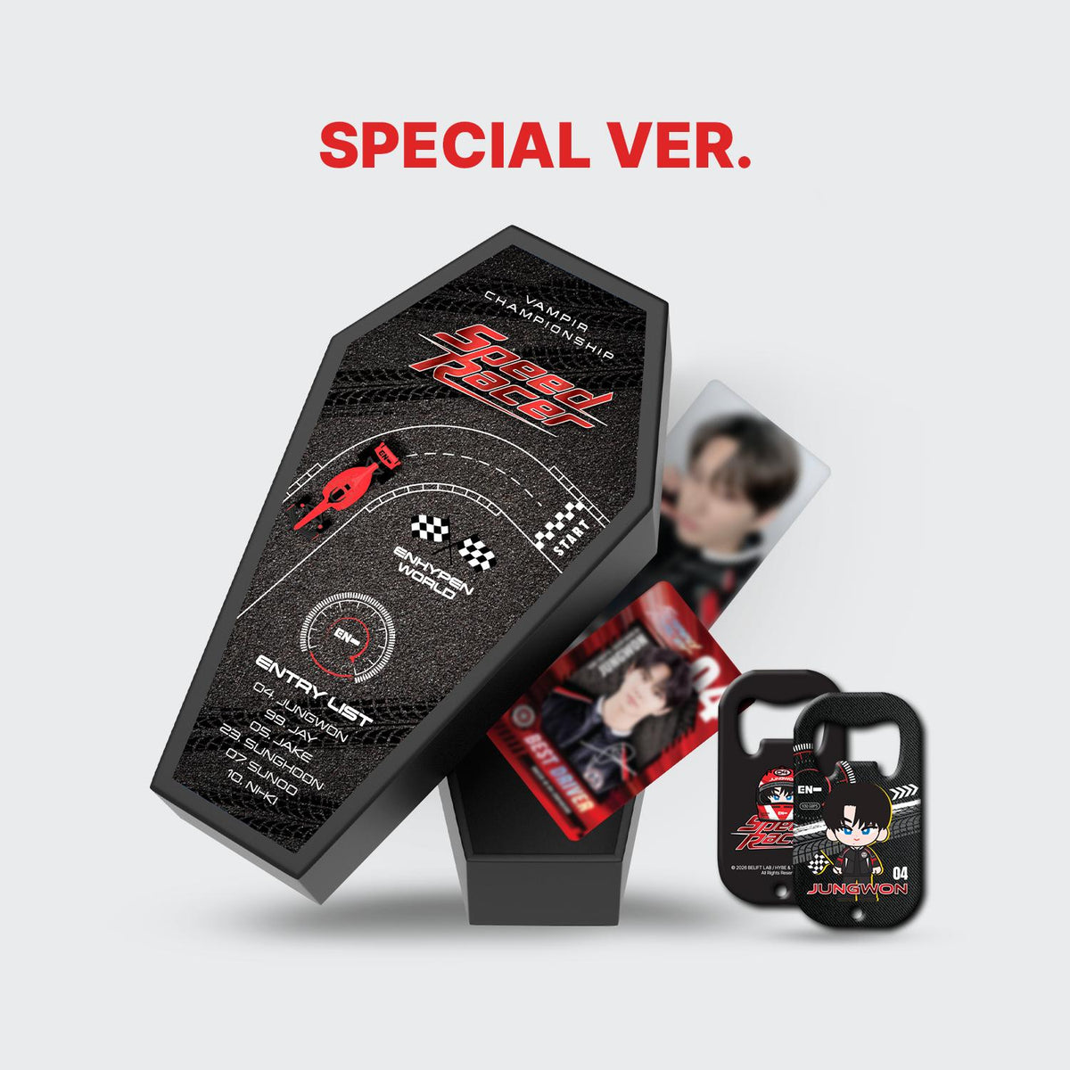 ENHYPEN | 엔하이픈 | [ ENHYPEN WORLD COUPON CARD COLLECTION ] SPEED RACER Special Ver