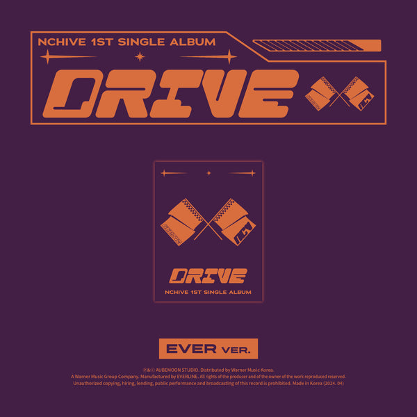 NCHIVE | 엔카이브 | 1st Single Album [ DRIVE ] EVER MUSIC ALBUM Ver