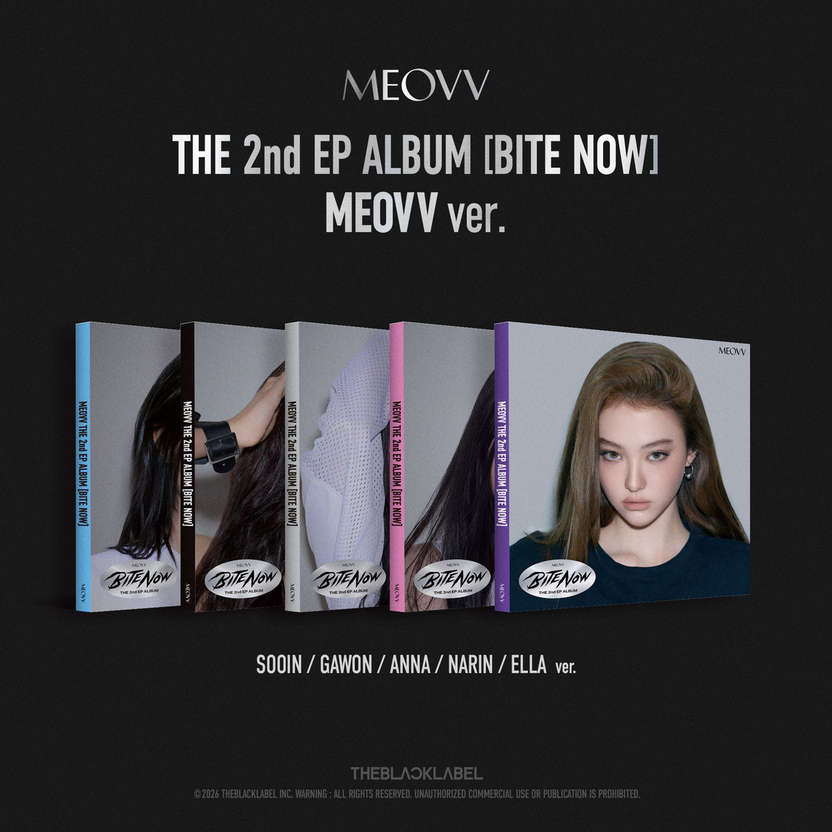 MEOVV | 미야오 | 2nd EP Album [ BITE NOW ] MEOVV Ver