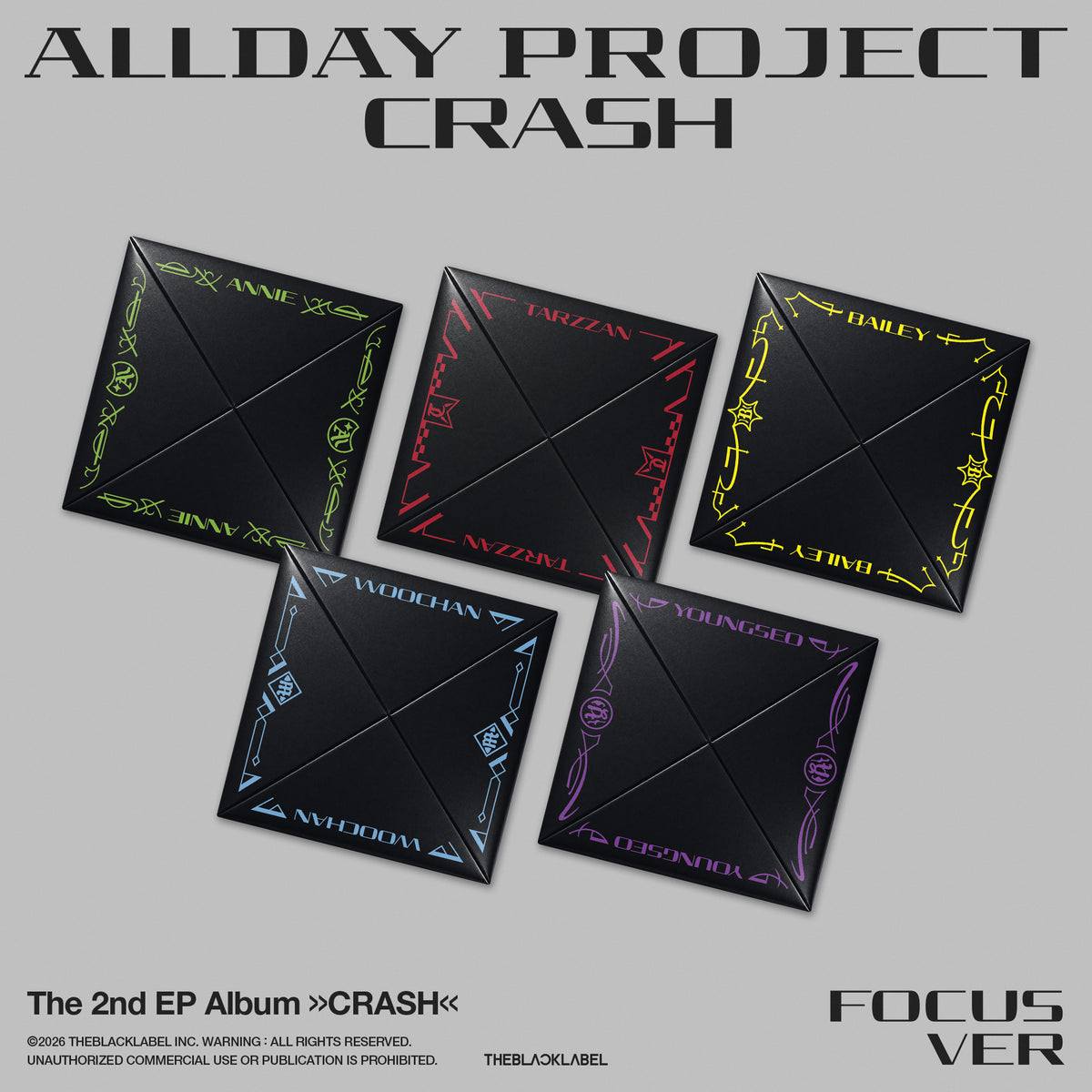 ALLDAY PROJECT | 올데이 프로젝트 | 2nd EP Album [ CRASH ] Focus Ver