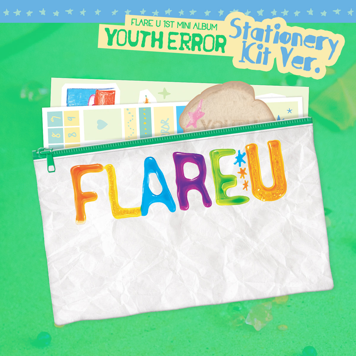 FLARE U | 플레어 유 | 1st Mini Album [ YOUTH ERROR ] Stationary Kit Ver