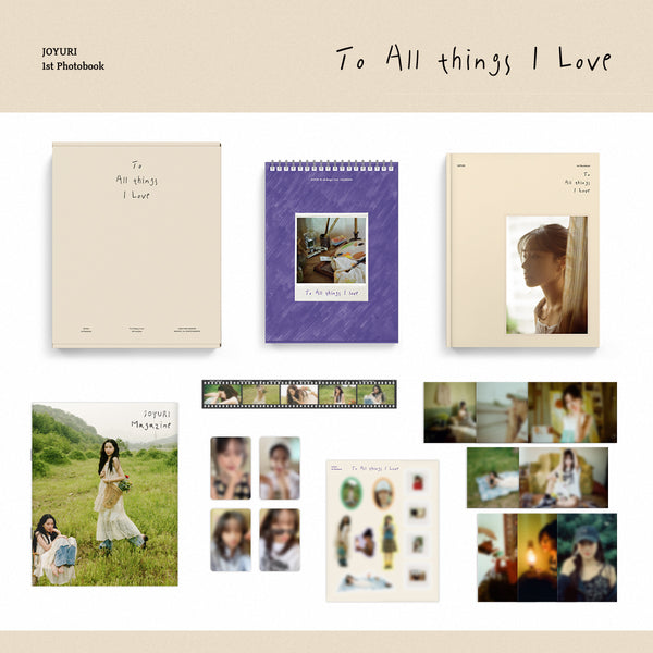 JO YURI | 조유리 | 1st Photobook [ TO ALL THINGS I LOVE ]