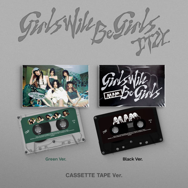 ITZY | 있지 | [ GIRLS WILL BE GIRLS ] Cassette Tape Ver + APPLEMUSIC POB