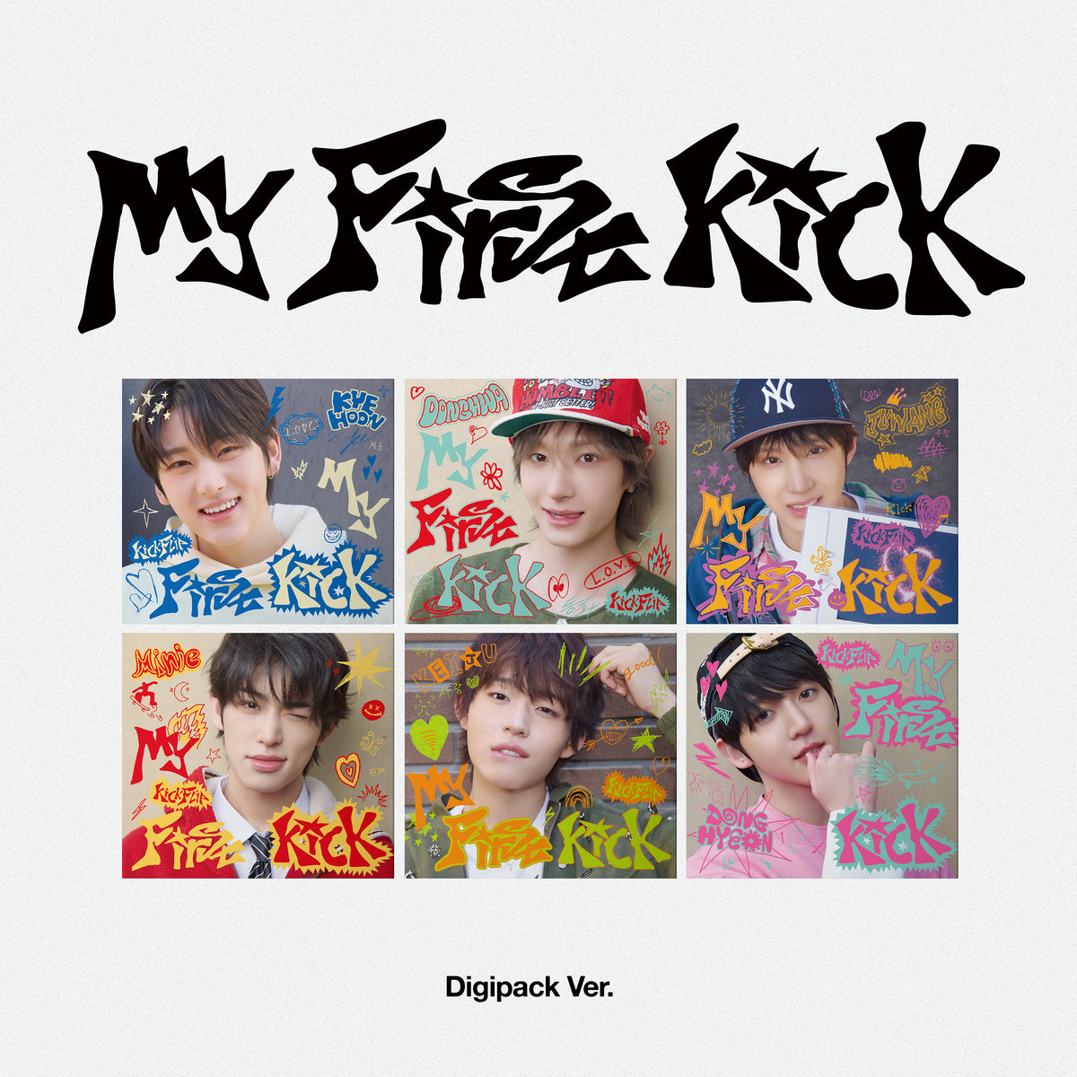 KICKFLIP | 킥플립 | 4th Mini Album [ MY FIRST KICK ] Digipack Ver