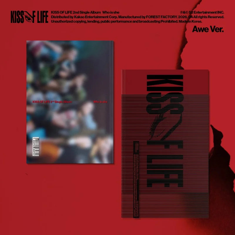KISS OF LIFE | 키스오브라이프 | 2nd Single [ WHO IS SHE ] Awe Ver + APPLEMUSIC POB